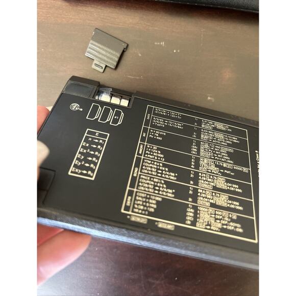 Vintage Hewlett Packard HP 12C Financial Calculator Gold w/Case WORKING - Picture 8 of 10